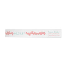 Coral Heart Aqua Beach Wedding
