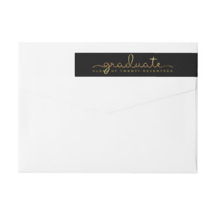 Bande Pour Adresse De Retour Enveloppe manuscrite licenciée de manuscrit de
