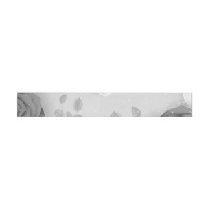 Bande Pour Adresse De Retour Fleurs aquarelles 15