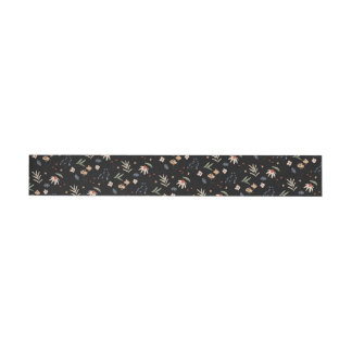 Bande Pour Adresse De Retour Fleurs d'eau simples 1