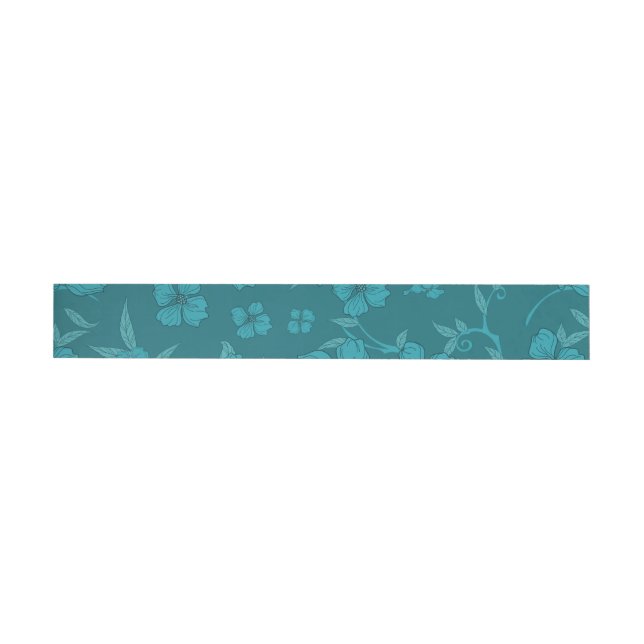 Bande Pour Adresse De Retour Fleurs déplaisantes Motif 2 (Individuel)