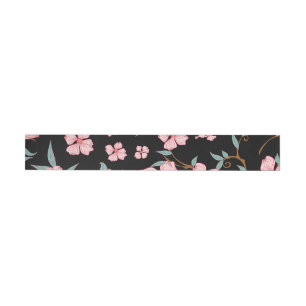 Bande Pour Adresse De Retour Fleurs déplaisantes Motif 5