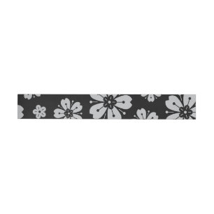 Bande Pour Adresse De Retour Fleurs Motif 6