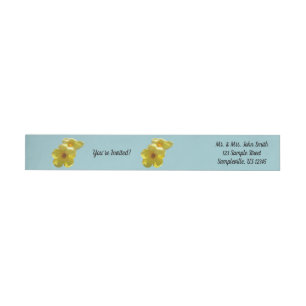Bande Pour Adresse De Retour Golden Trumpet