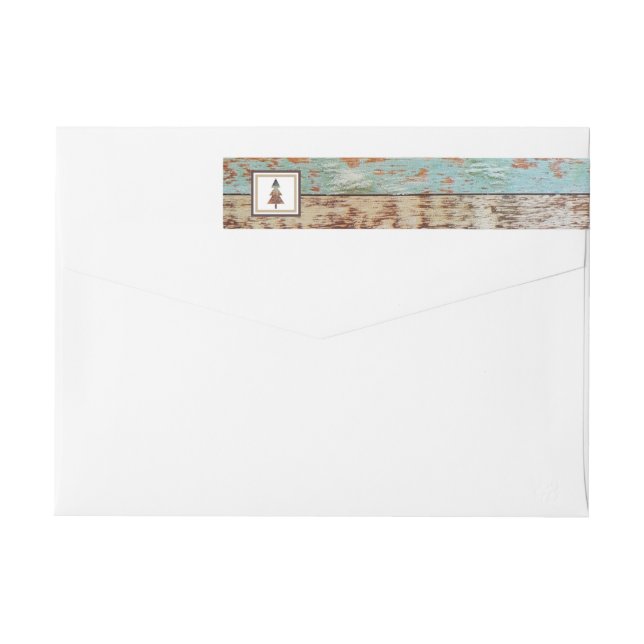 Bande Pour Adresse De Retour Grange d'hiver (Dos)