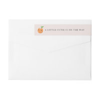 Little Cutie Est Sur Le Chemin Baby shower Rose