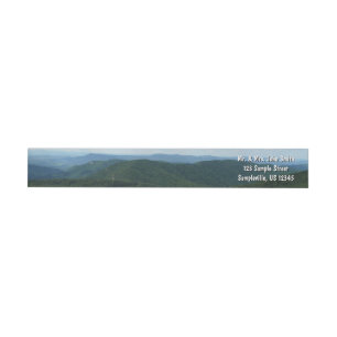 Bande Pour Adresse De Retour Montagnes Appalaches I Shenandoah