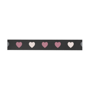 Bande Pour Adresse De Retour Motif de coeur 30