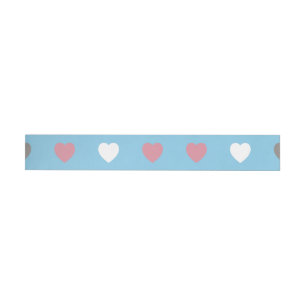 Bande Pour Adresse De Retour Motif de coeur 33