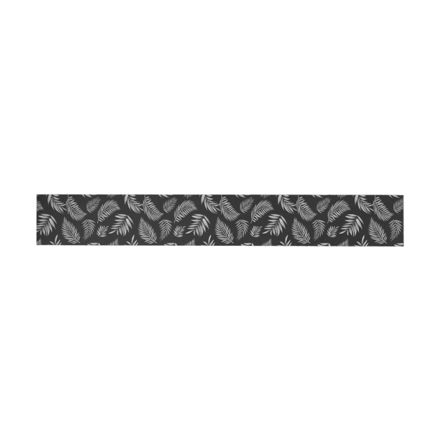 Bande Pour Adresse De Retour Motif Feuille tropical 4 (Individuel)