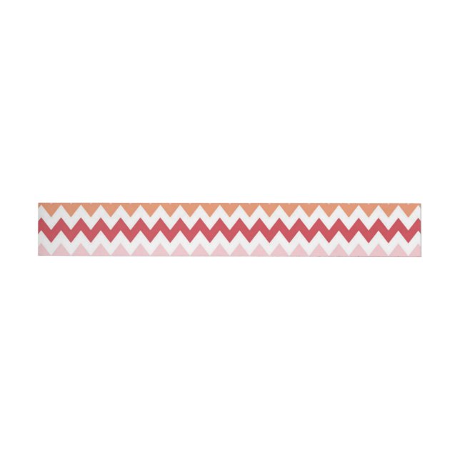 Bande Pour Adresse De Retour Motif Zigzag 2 (Individuel)