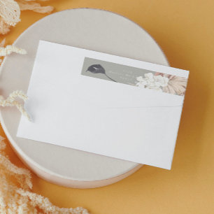 Bande Pour Adresse De Retour Pampas Grass Desert Tropical Muted Enregistrer La 