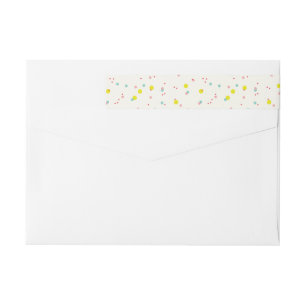 Bande Pour Adresse De Retour Pastels Colorés Confetti Dots Oh Quel Vacances Am