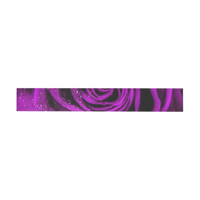 Bande Pour Adresse De Retour Pétales roses 2 (Individuel)