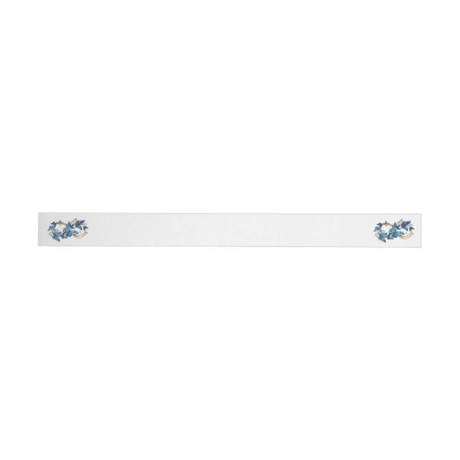 Bande Pour Adresse De Retour Symbol Infinity of Blue Morpho Butterflies (Individual)
