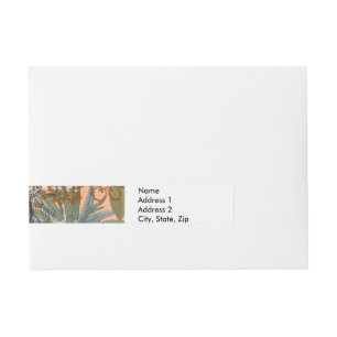 Bande Pour Adresse Fleurs vintages Hula Colorful Hawaiian Tropical