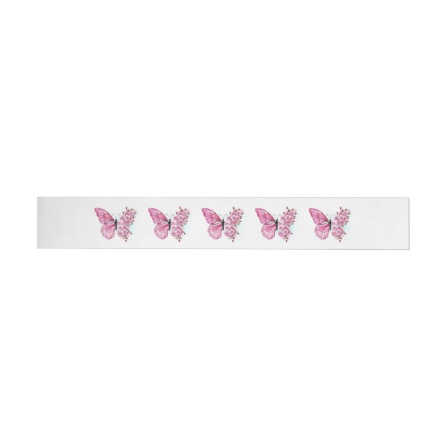 Bande Pour Adresse Flower Butterfly (Individual)