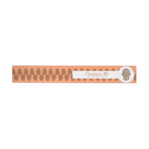 Bande Pour Adresse Main de henné de Hamsa (orange)
