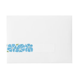 Bande Pour Adresse Motif de fleurs Super bleu