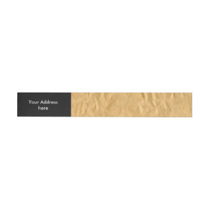 Bande Pour Adresse Photographie - Papier à enveloppement Crinkly + vo