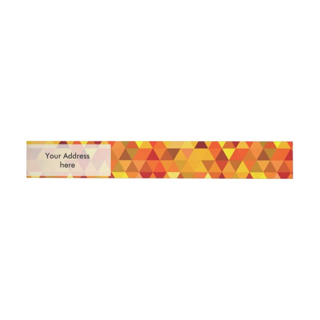 Bande Pour Adresse Pretty Triangle pattern (Individual)