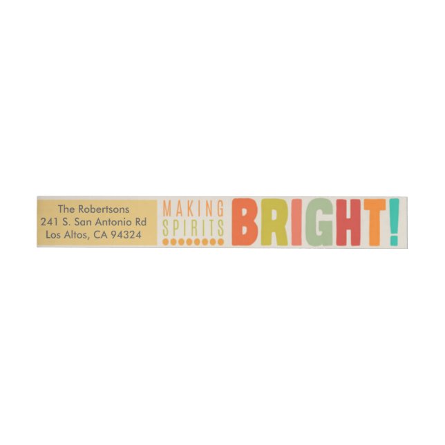 Bande Pour Adresse Rendant des spiritueux lumineux - bouclage (Individual)