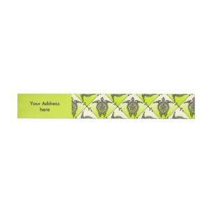 Bande Pour Adresse Shamanic Tortues de mer Motif - vert