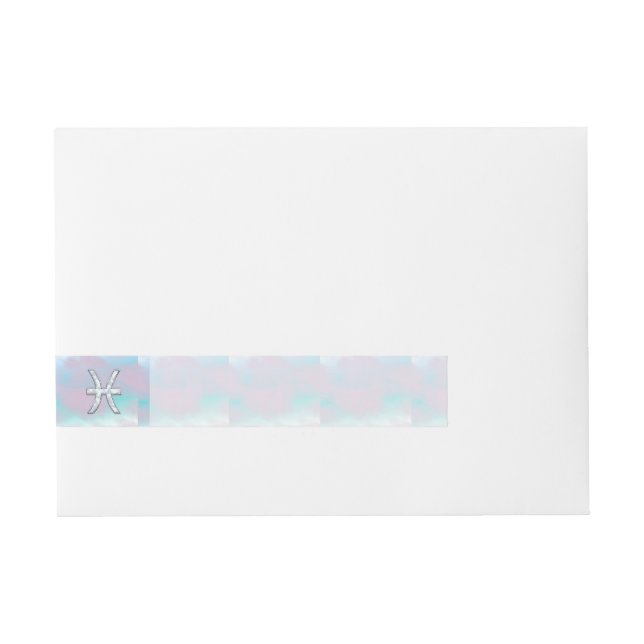Bande Pour Adresse SIGNE Zodiaque Pisces Mère stylish de Pearl (Devant)