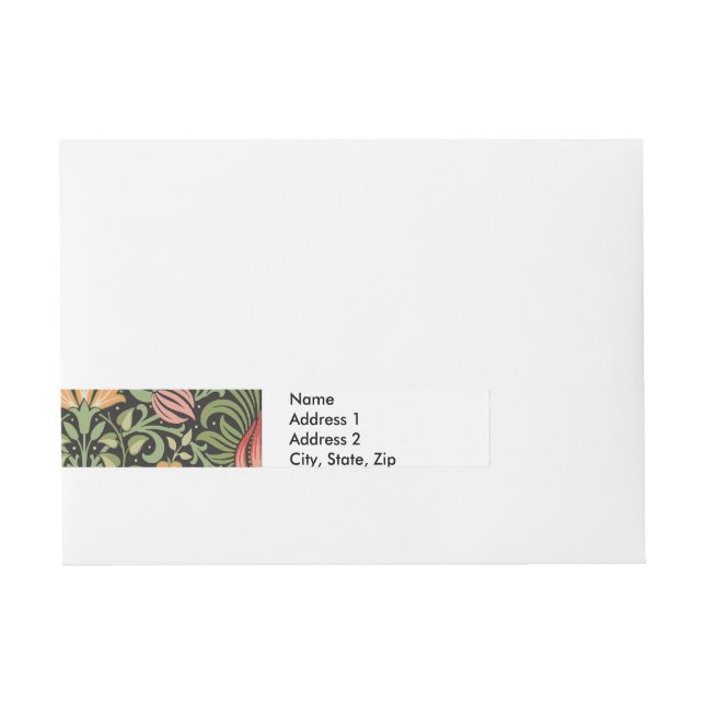 Bande Pour Adresse William Morris Persian Floral Antique (Devant)