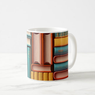 Bände von Romanen Kaffeetasse