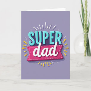 Bandeau Carte Super Papa Aqua