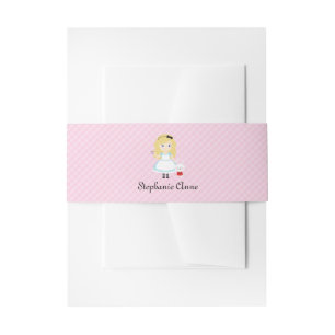 Bandeau De Faire-part Alice et son Tea Party