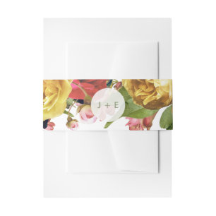 Bandeau De Faire-part Anglais Garden Boho Rose Faire-part de mariage