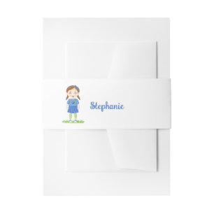 Bandeau De Faire-part Anniversaire du bleuet