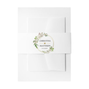 Bandeau De Faire-part Aquarelle Antique Blanc Floral MARIAGE
