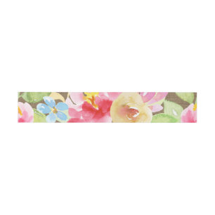 Bandeau De Faire-part Aquarelle artistique Burlap & Boho