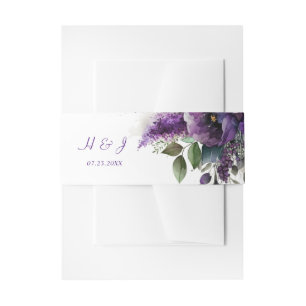 Bandeau De Faire-part Aquarelle botanique moderne Mariage élégant