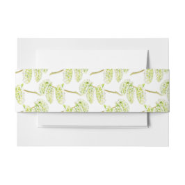 Bandeau De Faire-part Aquarelle de printemps de saule vert