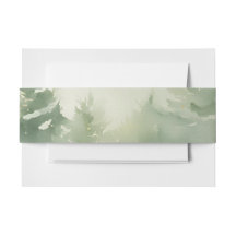 Aquarelle extérieure Pins de bois