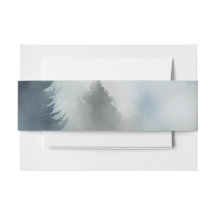 Aquarelle extérieure Pins de bois