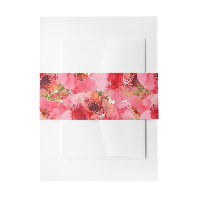 Bandeau De Faire-part Aquarelle Florale (Devant example)