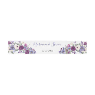 Bandeau De Faire-part Aquarelle florale à clivent