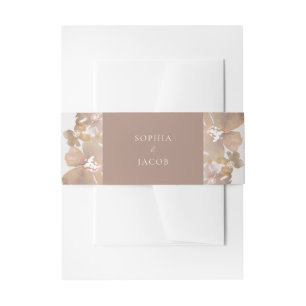 Bandeau De Faire-part Aquarelle Romance Invitation Bande Belly