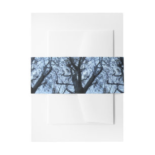 Bandeau De Faire-part Arbre Silhouette Photographie Invitation Bande Bel