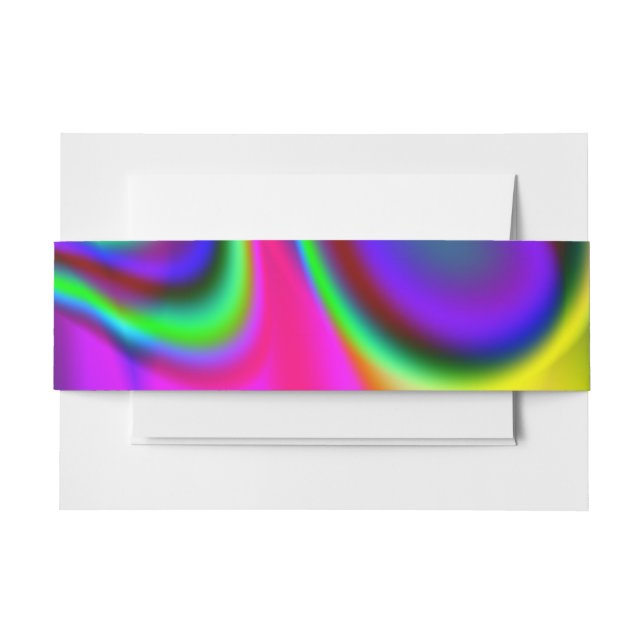 Bandeau De Faire-part Arc arc-en-ciel hypnotique (Devant Example)