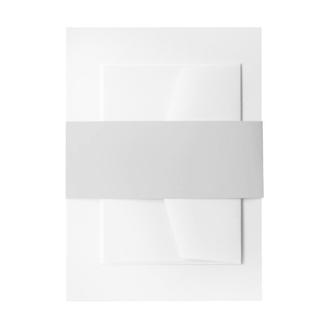 Bandeau De Faire-part Argent léger (Devant example)