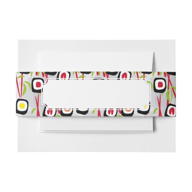 Bandeau De Faire-part Arrière - plan de sushi (Devant Example)