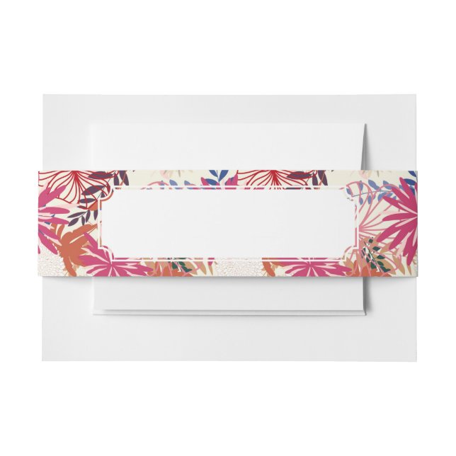 Bandeau De Faire-part Arrière - plan floral 3 (Devant Example)