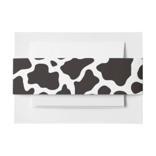 Bandeau De Faire-part Arrière - plan motif de vache