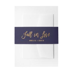 Bandeau De Faire-part Automne automne en amour Faire-part de mariage Bel